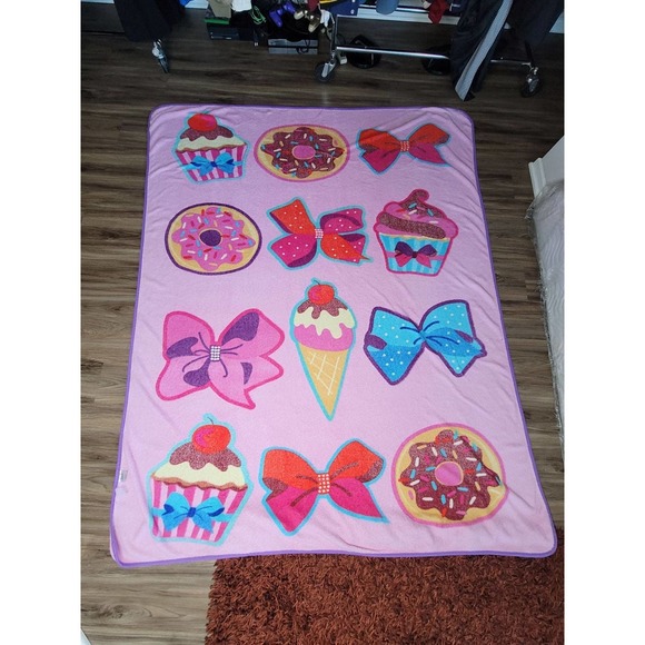 Nickelodeon Jojo Siwa Plush Throw Blanket - Picture 2 of 4